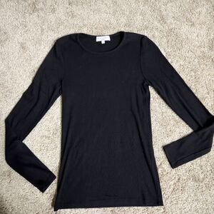 Michael Stars Long Sleeve Top in Black | Size XS‎